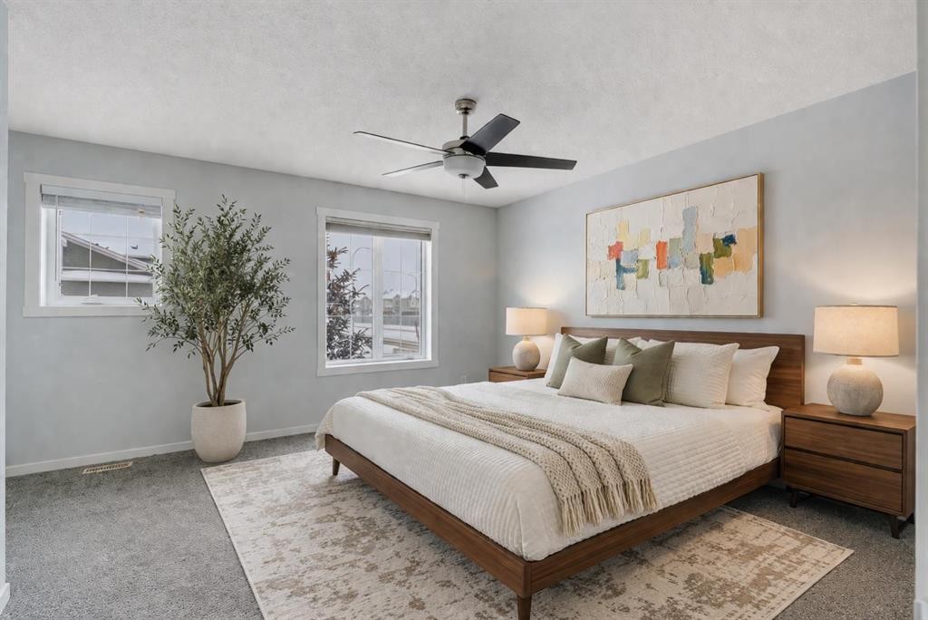 406 Mckenzie Towne Close Se, Calgary, AB - Indoor Photo Showing Bedroom