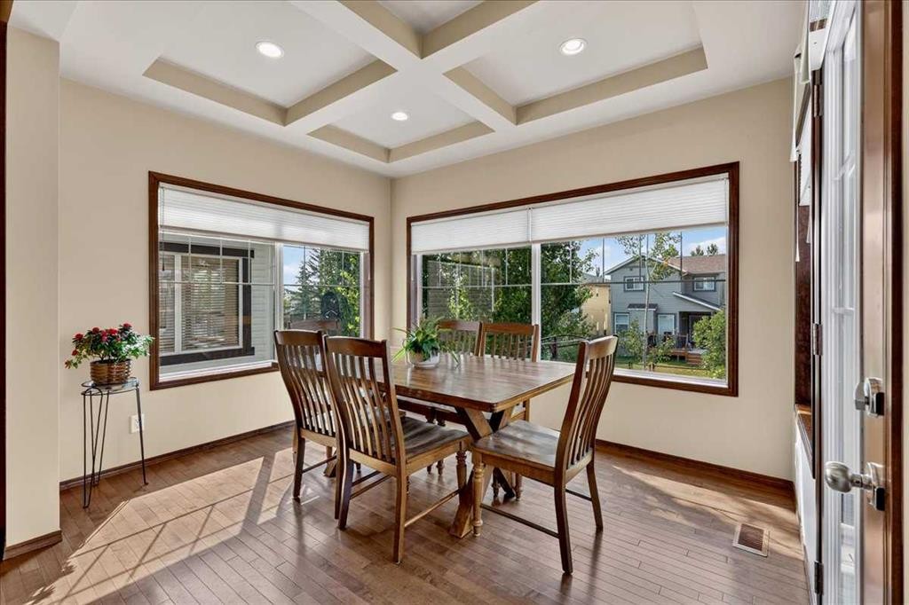 277 Evermeadow Avenue Sw, Calgary, AB - Indoor Photo Showing Dining Room