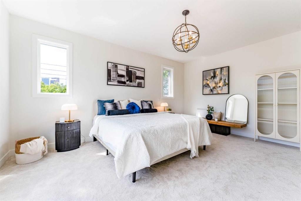 812 1 Street Nw, Calgary, AB - Indoor Photo Showing Bedroom