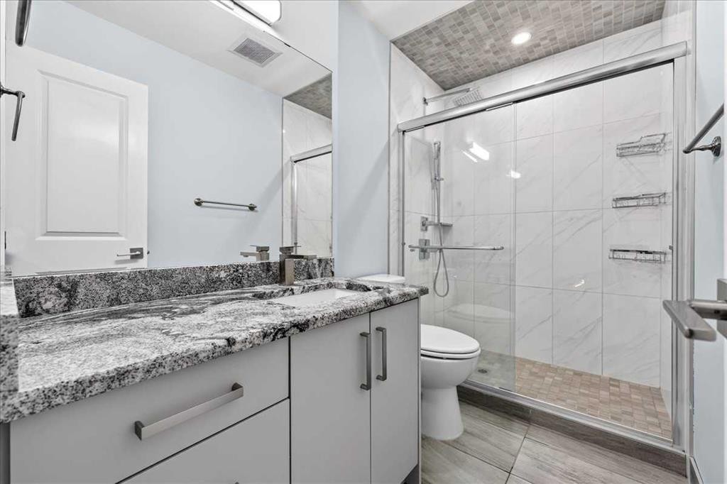 55 Whitehaven Crescent Ne, Calgary, AB - Indoor Photo Showing Bathroom