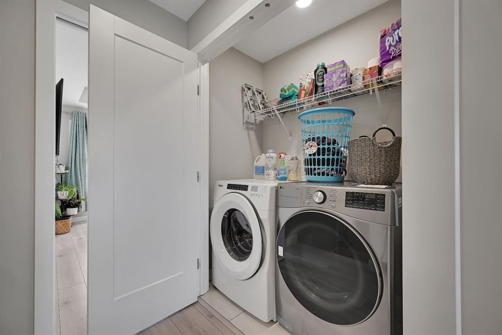 1265 Carrington Boulevard Nw, Calgary, AB - Indoor Photo Showing Laundry Room