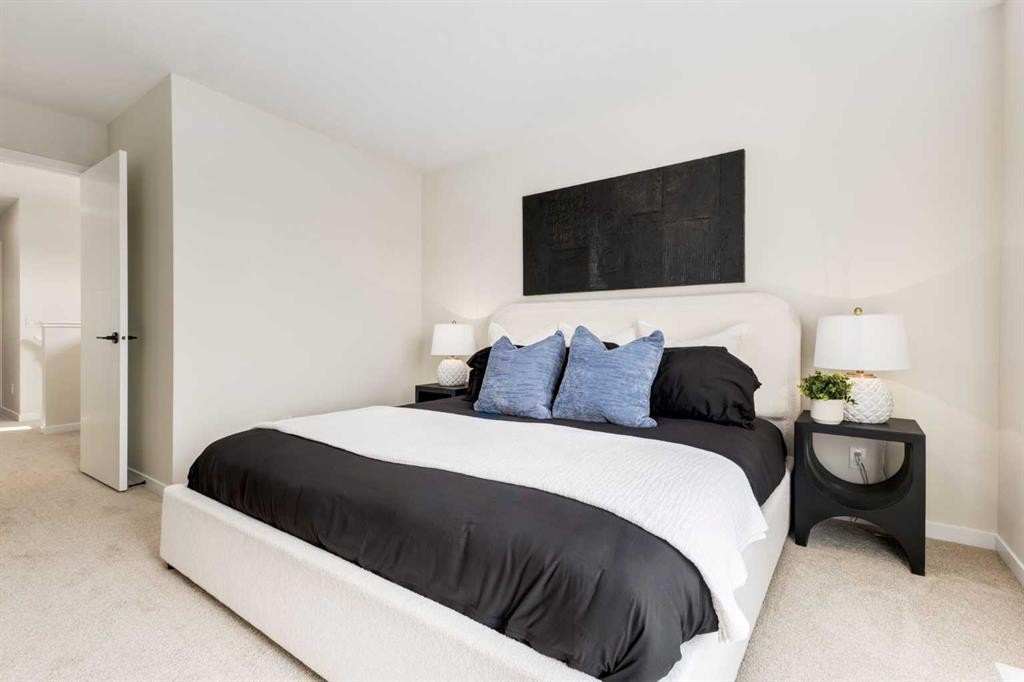 88 Bluerock Terrace Sw, Calgary, AB - Indoor Photo Showing Bedroom