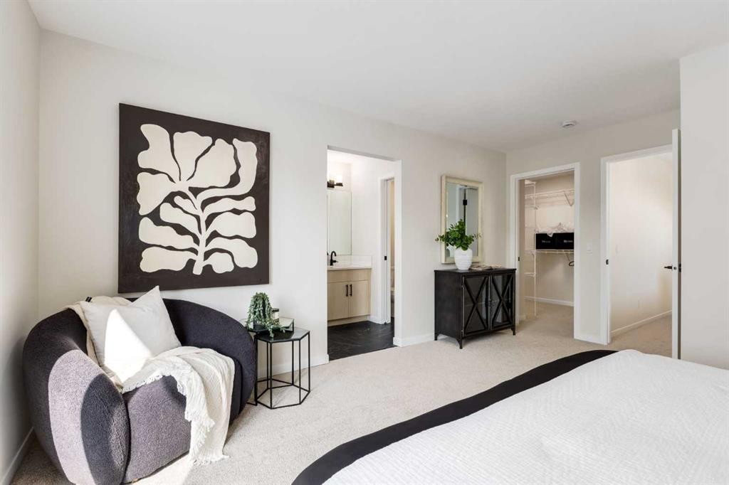 88 Bluerock Terrace Sw, Calgary, AB - Indoor Photo Showing Bedroom