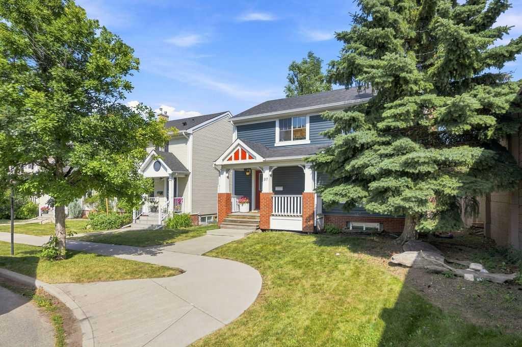 87 Couture Crescent Sw, Calgary, AB - Outdoor With Deck Patio Veranda With Facade
