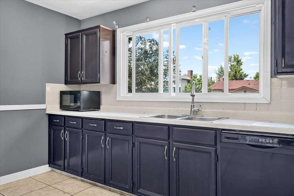 136 Templeview Place Ne, Calgary, AB - Indoor Photo Showing Kitchen With Double Sink