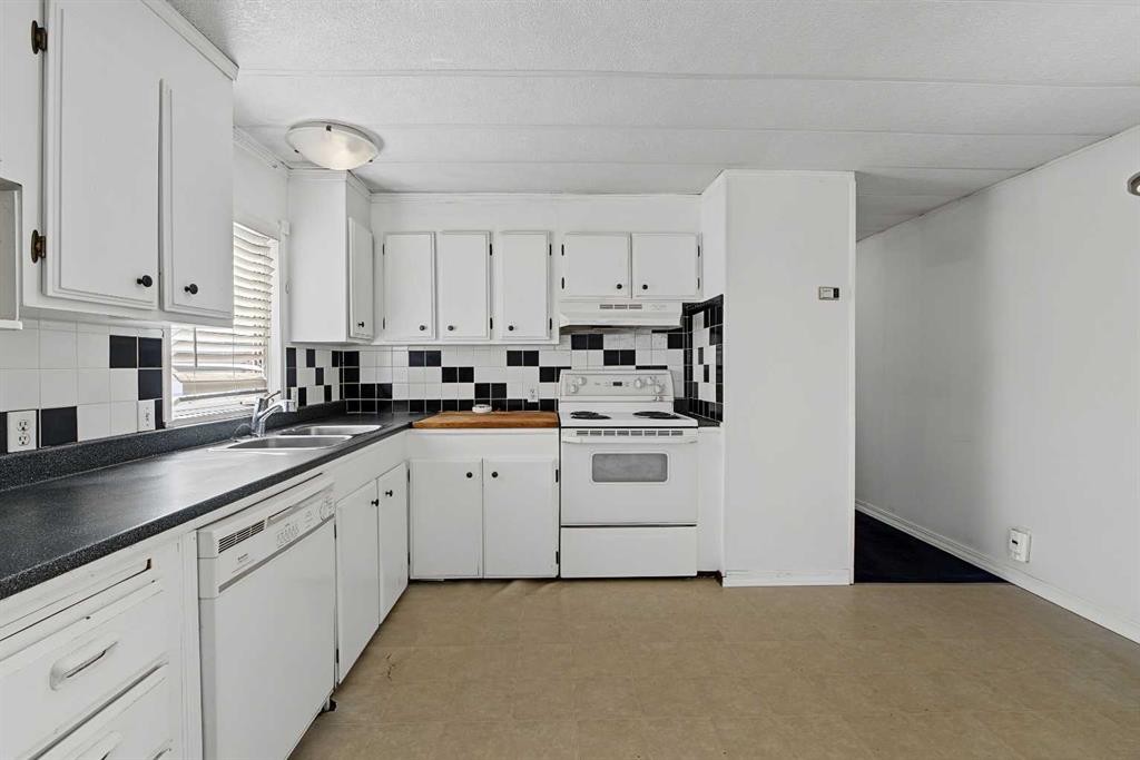 145 Spring Haven Mews Se, Airdrie, AB - Indoor Photo Showing Kitchen With Double Sink