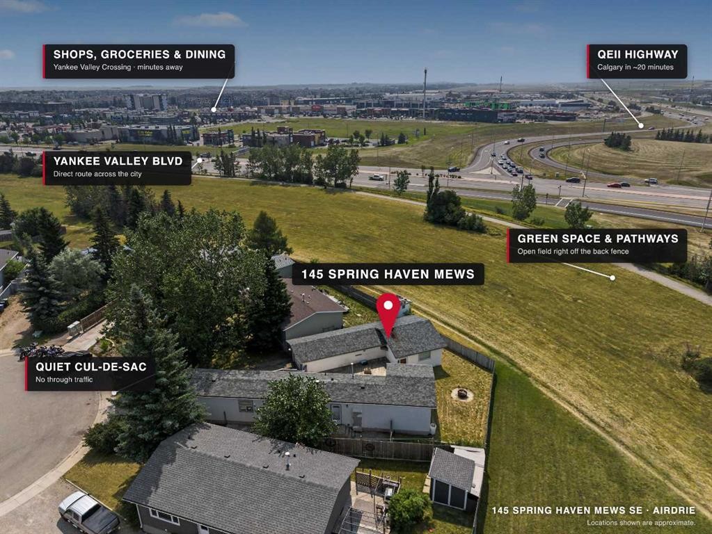 145 Spring Haven Mews Se, Airdrie, AB - Outdoor With View