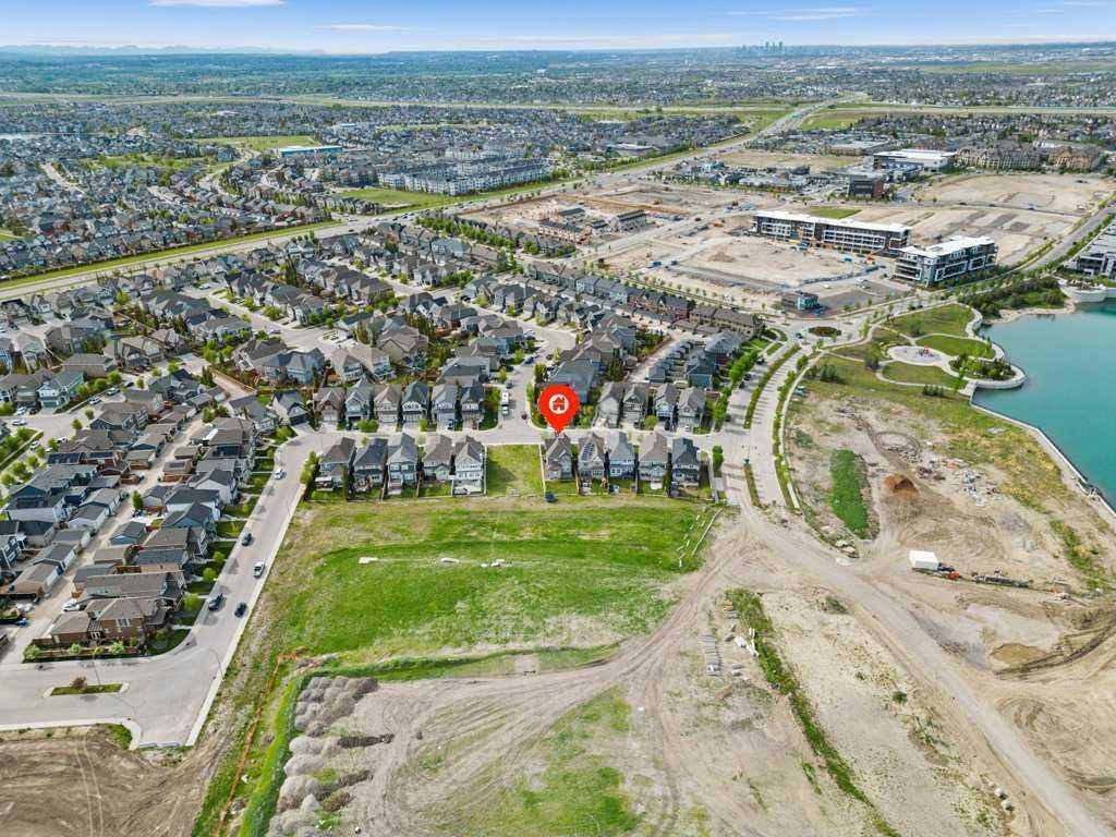 27 Mahogany Crescent Se, Calgary, AB - Outdoor With Body Of Water With View