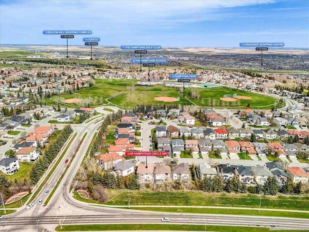 98 Hampstead Circle Nw, Calgary, AB - Outdoor With View