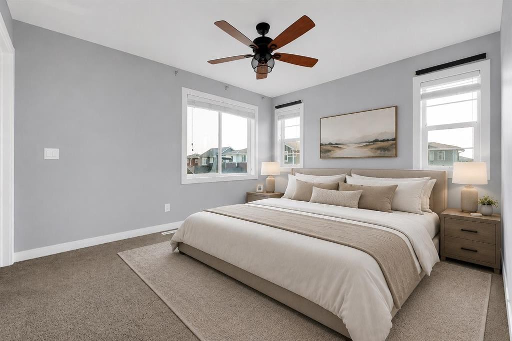 95 Redstone Park Ne, Calgary, AB - Indoor Photo Showing Bedroom