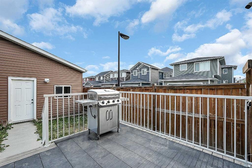 95 Redstone Park Ne, Calgary, AB - Outdoor With Deck Patio Veranda With Exterior