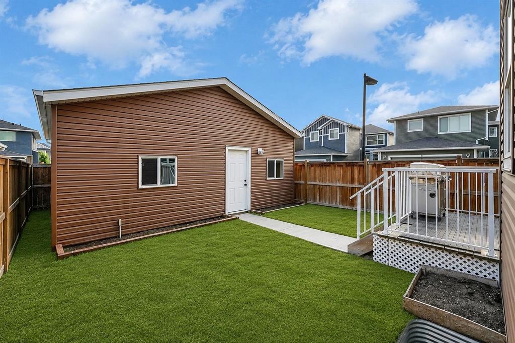 95 Redstone Park Ne, Calgary, AB - Outdoor With Deck Patio Veranda With Exterior