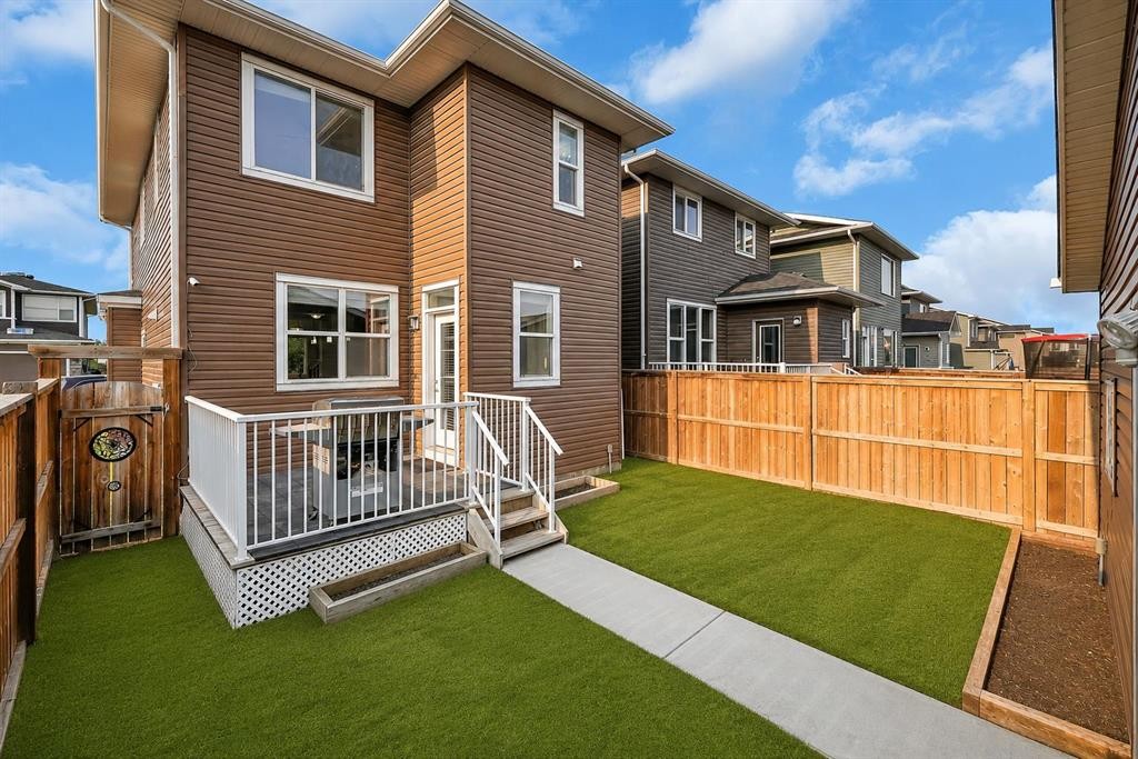 95 Redstone Park Ne, Calgary, AB - Outdoor With Deck Patio Veranda