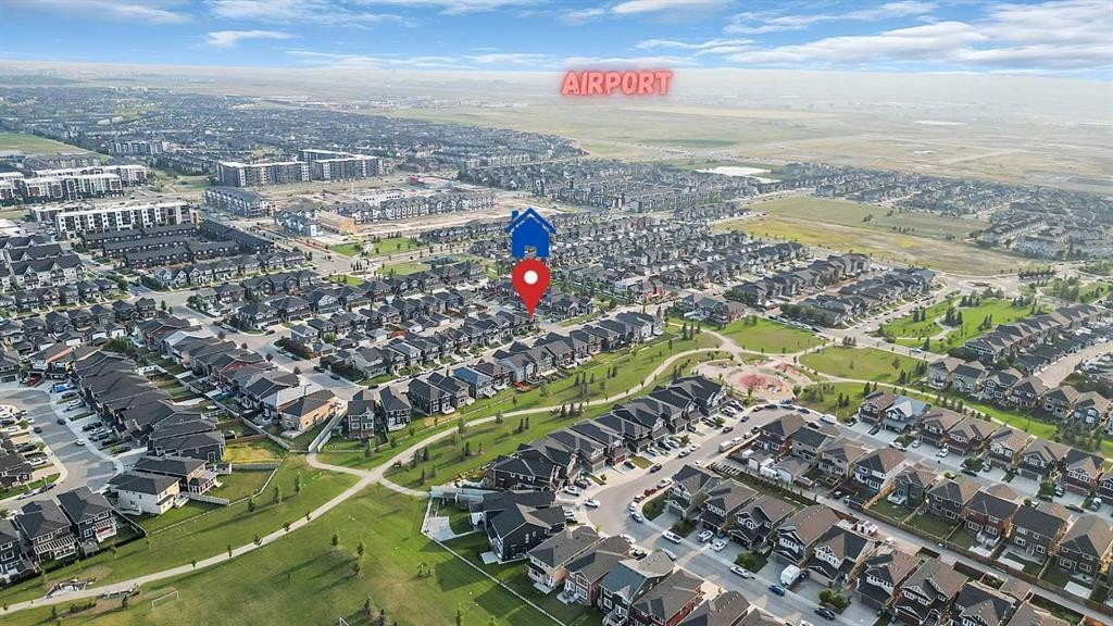 95 Redstone Park Ne, Calgary, AB - Outdoor With View