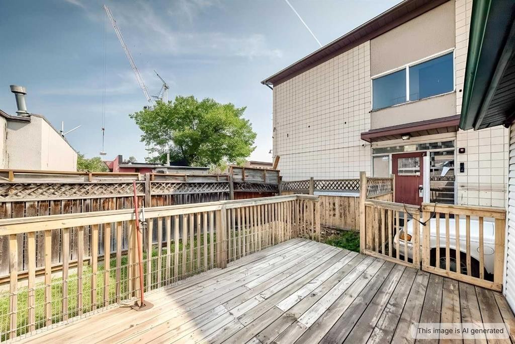 632 Marsh Road Ne, Calgary, AB - Outdoor With Deck Patio Veranda With Exterior