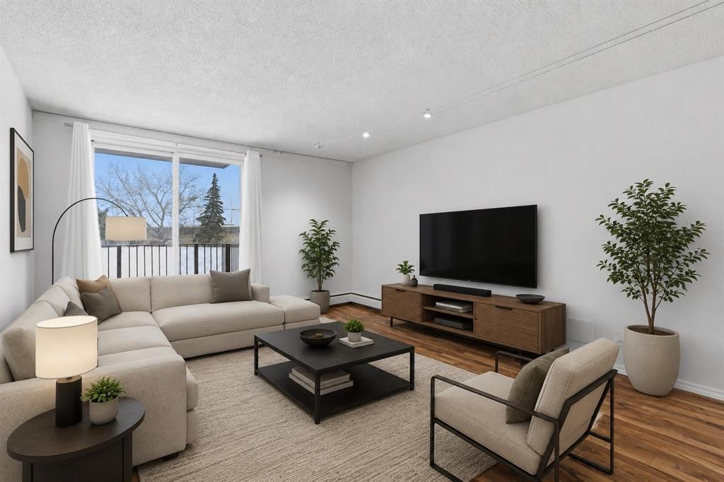 14D-80 Galbraith Drive Sw, Calgary, AB - Indoor Photo Showing Living Room