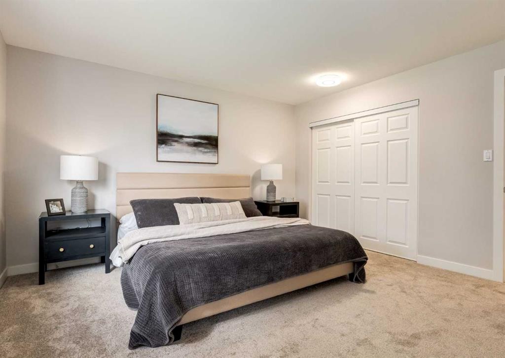 176 Mapleburn Drive Se, Calgary, AB - Indoor Photo Showing Bedroom