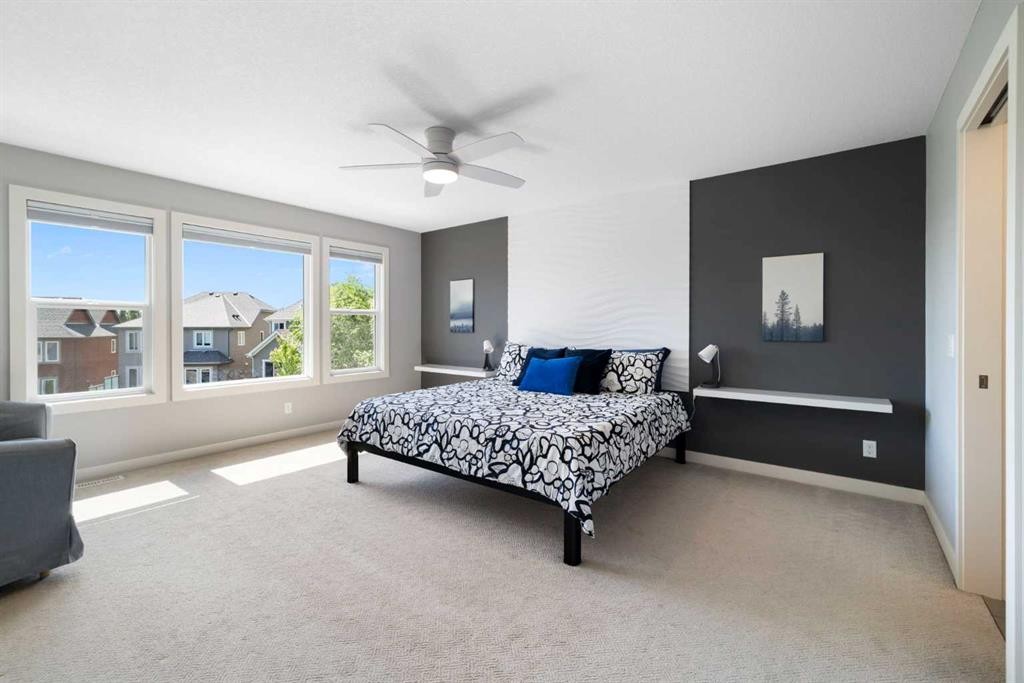 94 Masters Mews Se, Calgary, AB - Indoor Photo Showing Bedroom