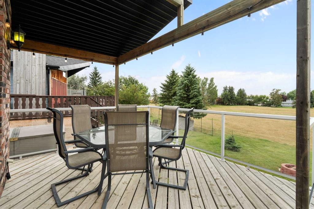 436 Sunset Drive, Rural Vulcan County, AB - Outdoor With Deck Patio Veranda With Exterior