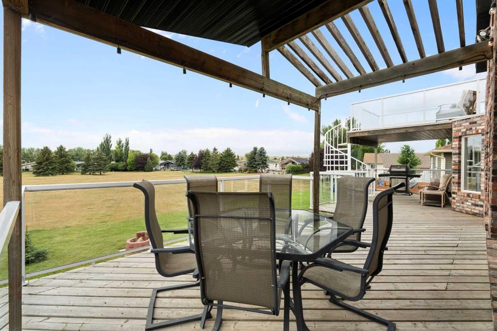 436 Sunset Drive, Rural Vulcan County, AB - Outdoor With Deck Patio Veranda With Exterior