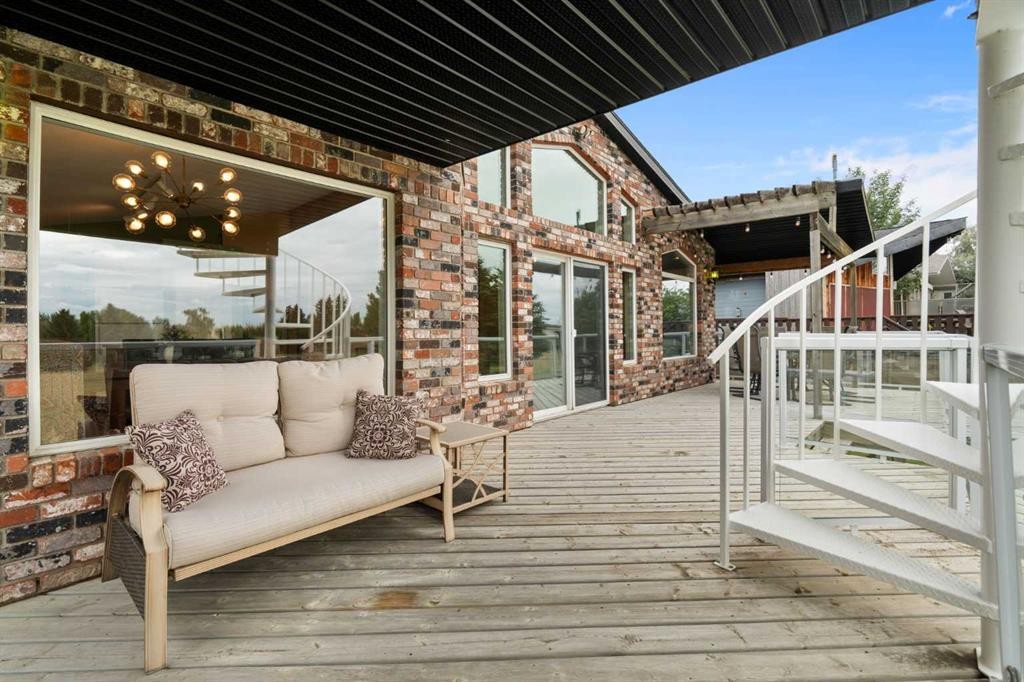 436 Sunset Drive, Rural Vulcan County, AB - Outdoor With Deck Patio Veranda With Exterior