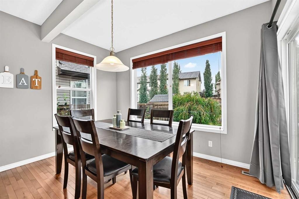 121 Chapalina Heights Se, Calgary, AB - Indoor Photo Showing Dining Room