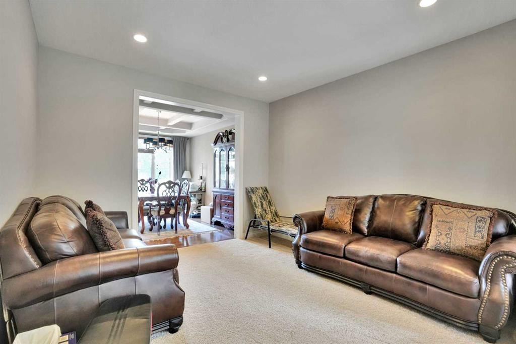 126 Panatella Crescent Nw, Calgary, AB - Indoor Photo Showing Living Room