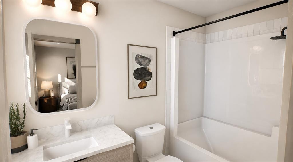 7138 Rangeview Avenue Se, Calgary, AB - Indoor Photo Showing Bathroom