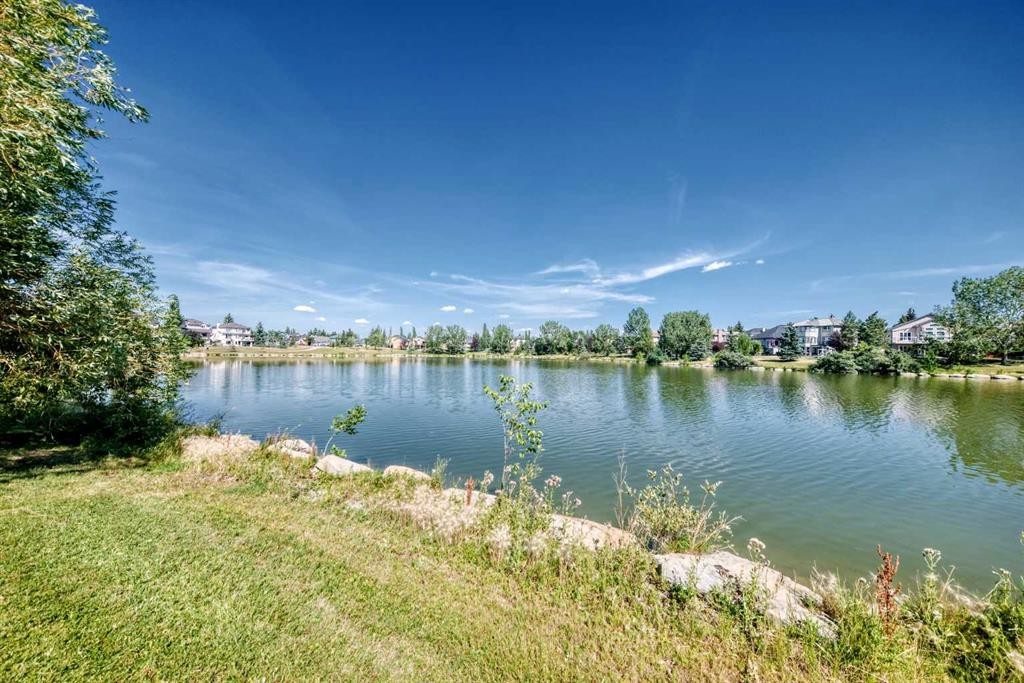 60 Harvest Park Way, Calgary, AB - Outdoor With Body Of Water With View