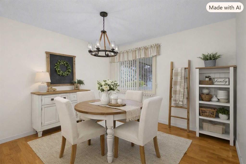 3414 Morley Trail Nw, Calgary, AB - Indoor Photo Showing Dining Room