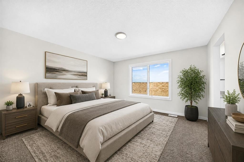 135 Mallard Heath Se, Calgary, AB - Indoor Photo Showing Bedroom
