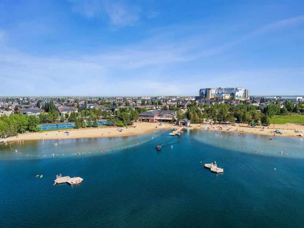 38 Auburn Bay Gardens Se, Calgary, AB - Outdoor With Body Of Water With View