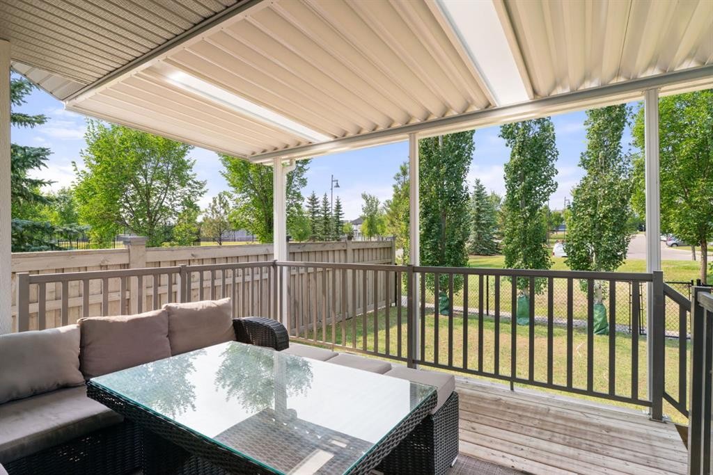 25 Masters Park Se, Calgary, AB - Outdoor With Deck Patio Veranda With Exterior
