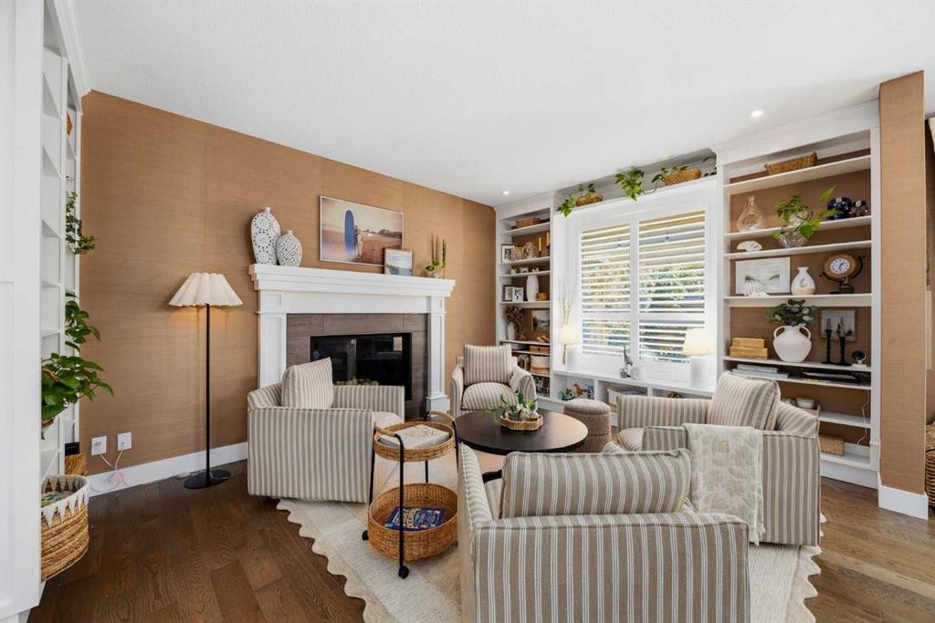238 Mountainview Drive, Okotoks, AB - Indoor With Fireplace