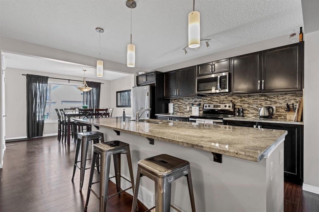 54 Autumn View Se, Calgary, AB - Indoor Photo Showing Kitchen With Stainless Steel Kitchen With Upgraded Kitchen