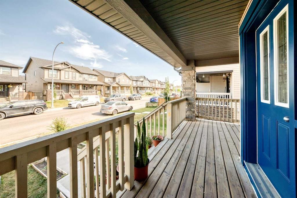 55 Skyview Ranch Lane Ne, Calgary, AB - Outdoor With Deck Patio Veranda With Exterior