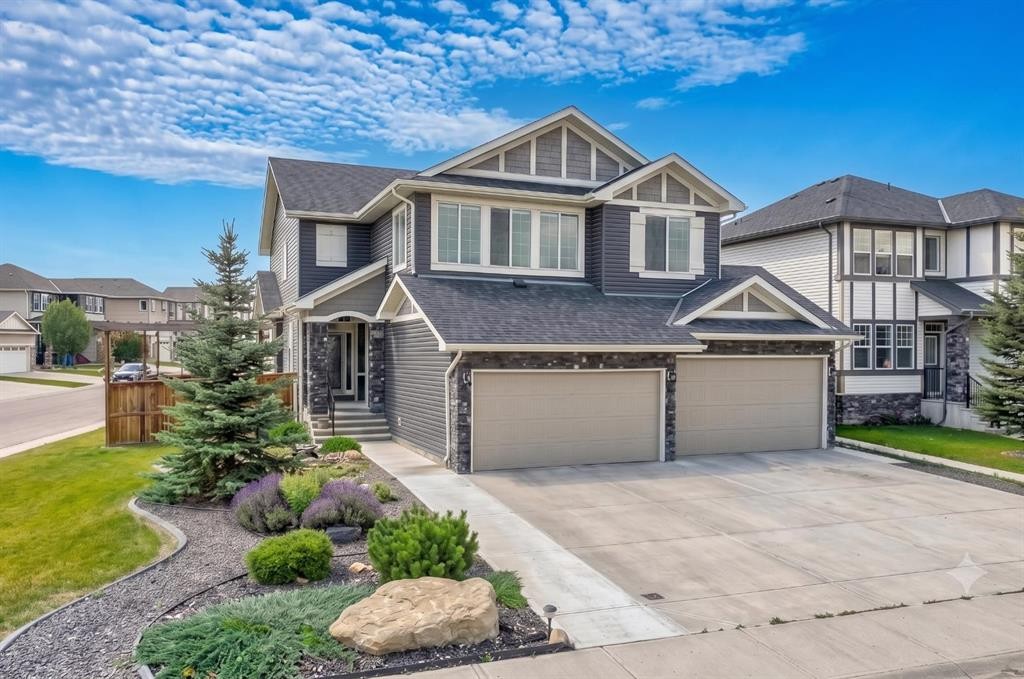 37 Rainbow Falls Boulevard, Chestermere, AB - Outdoor With Facade