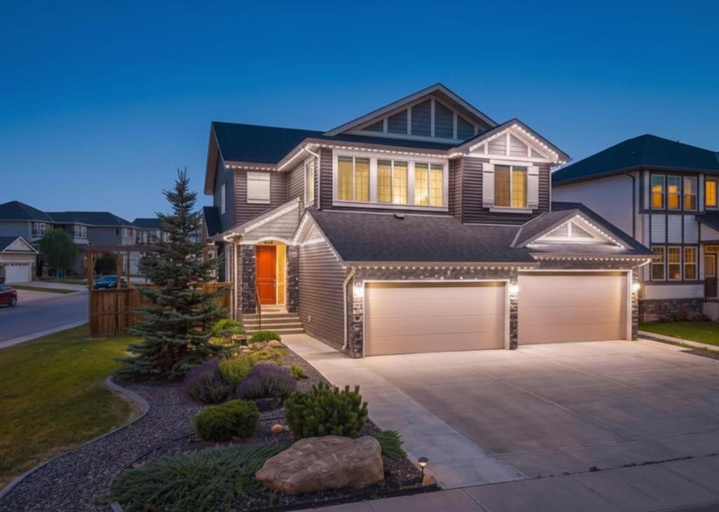 37 Rainbow Falls Boulevard, Chestermere, AB - Outdoor With Facade