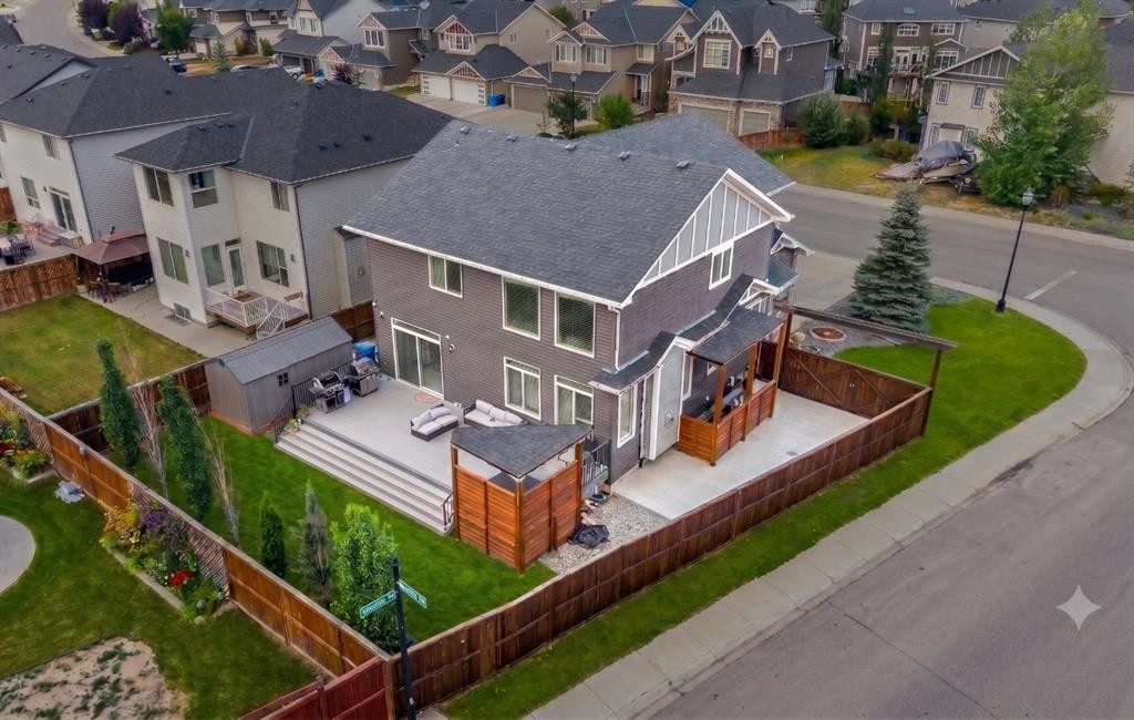 37 Rainbow Falls Boulevard, Chestermere, AB - Outdoor With Deck Patio Veranda