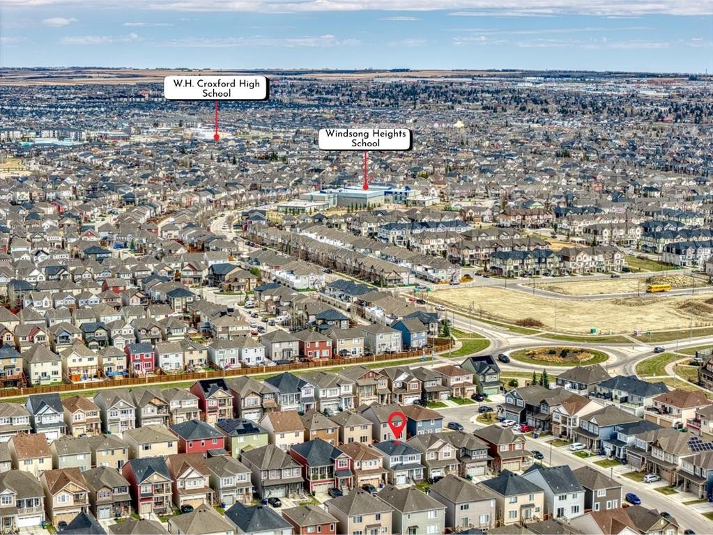 414 Windrow Common Sw, Airdrie, AB - Outdoor With View