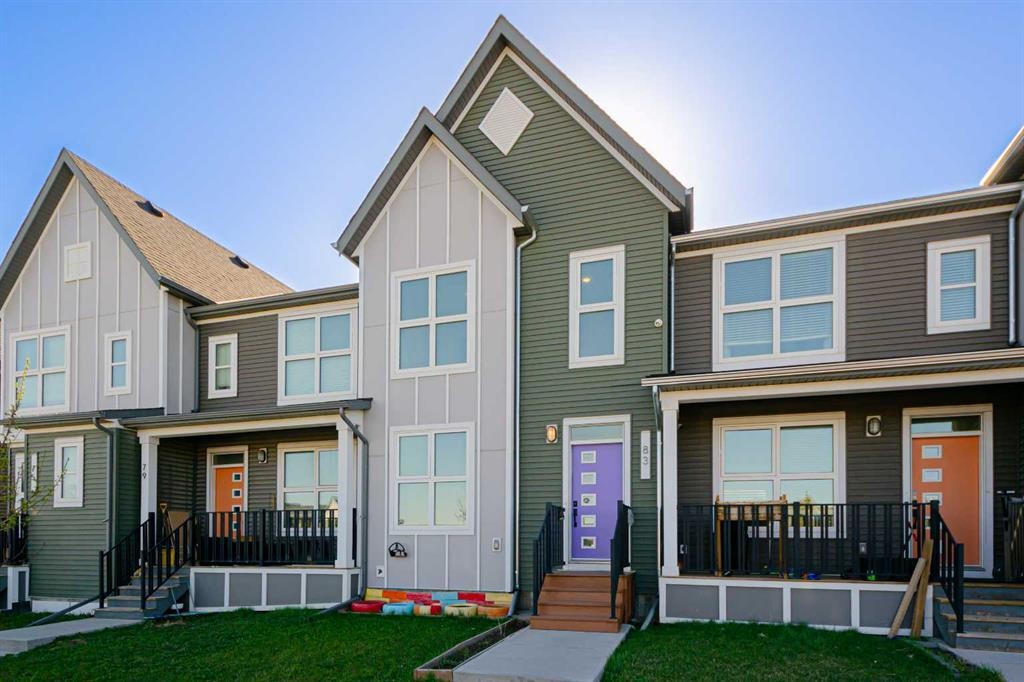 83 Savanna Park Ne, Calgary, AB - Outdoor With Deck Patio Veranda With Facade