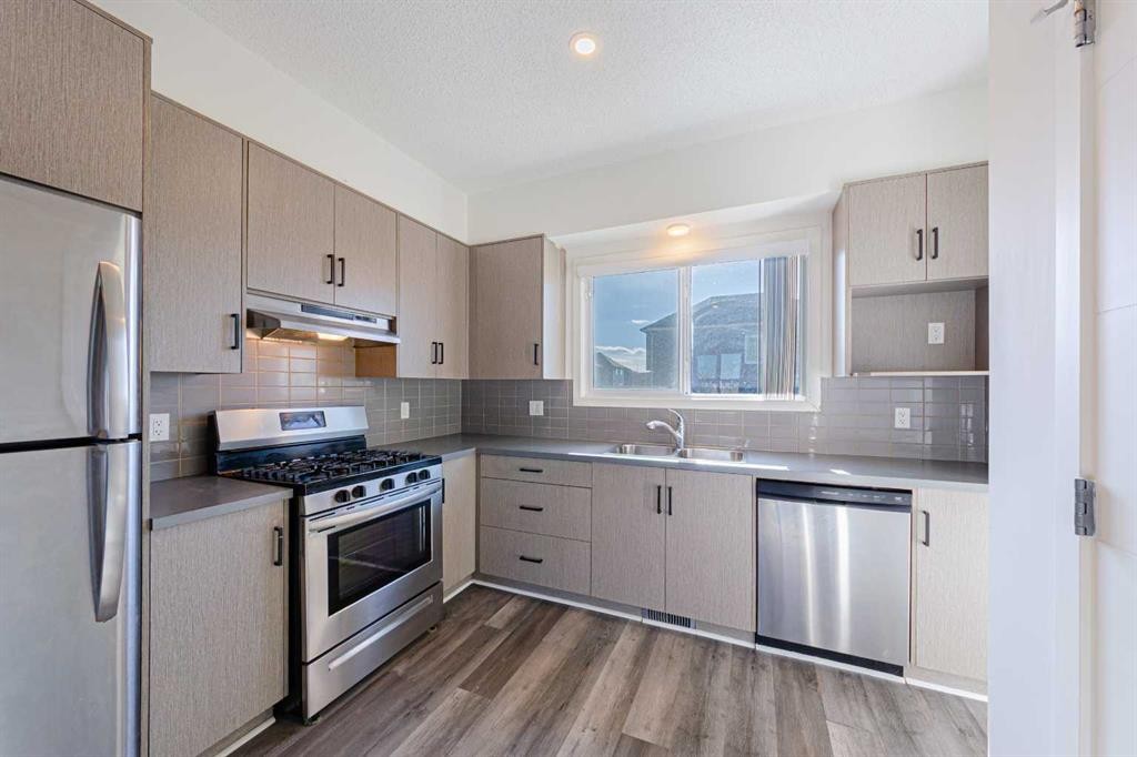 83 Savanna Park Ne, Calgary, AB - Indoor Photo Showing Kitchen With Double Sink