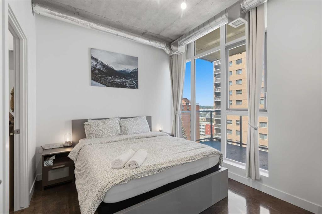 708-1319 14 Avenue, Calgary, AB - Indoor Photo Showing Bedroom