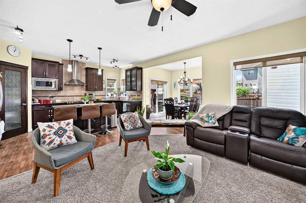 157 Sage Valley Road Nw, Calgary, AB - Indoor Photo Showing Living Room