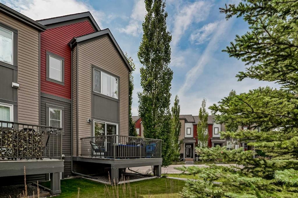 202 Copperpond Row Se, Calgary, AB - Outdoor With Deck Patio Veranda