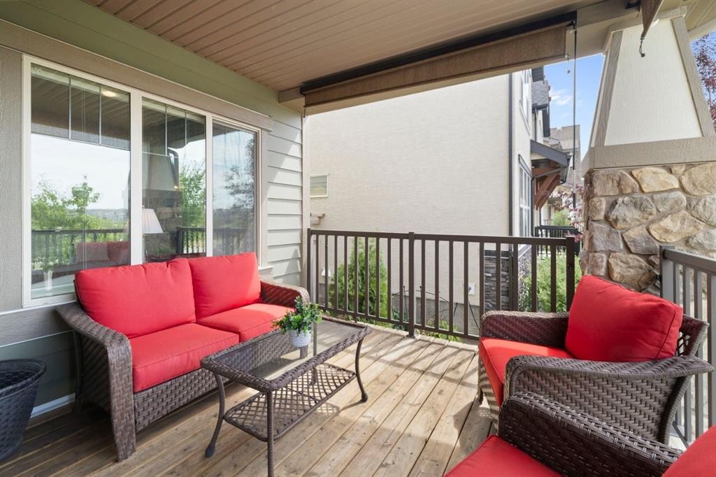 719 Mahogany Boulevard Se, Calgary, AB - Outdoor With Deck Patio Veranda With Exterior