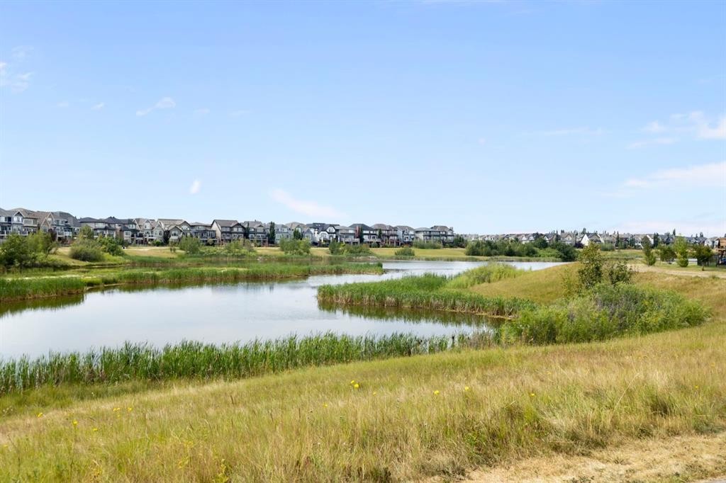 719 Mahogany Boulevard Se, Calgary, AB - Outdoor With Body Of Water With View