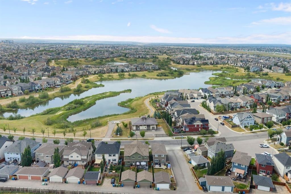 719 Mahogany Boulevard Se, Calgary, AB - Outdoor With Body Of Water With View
