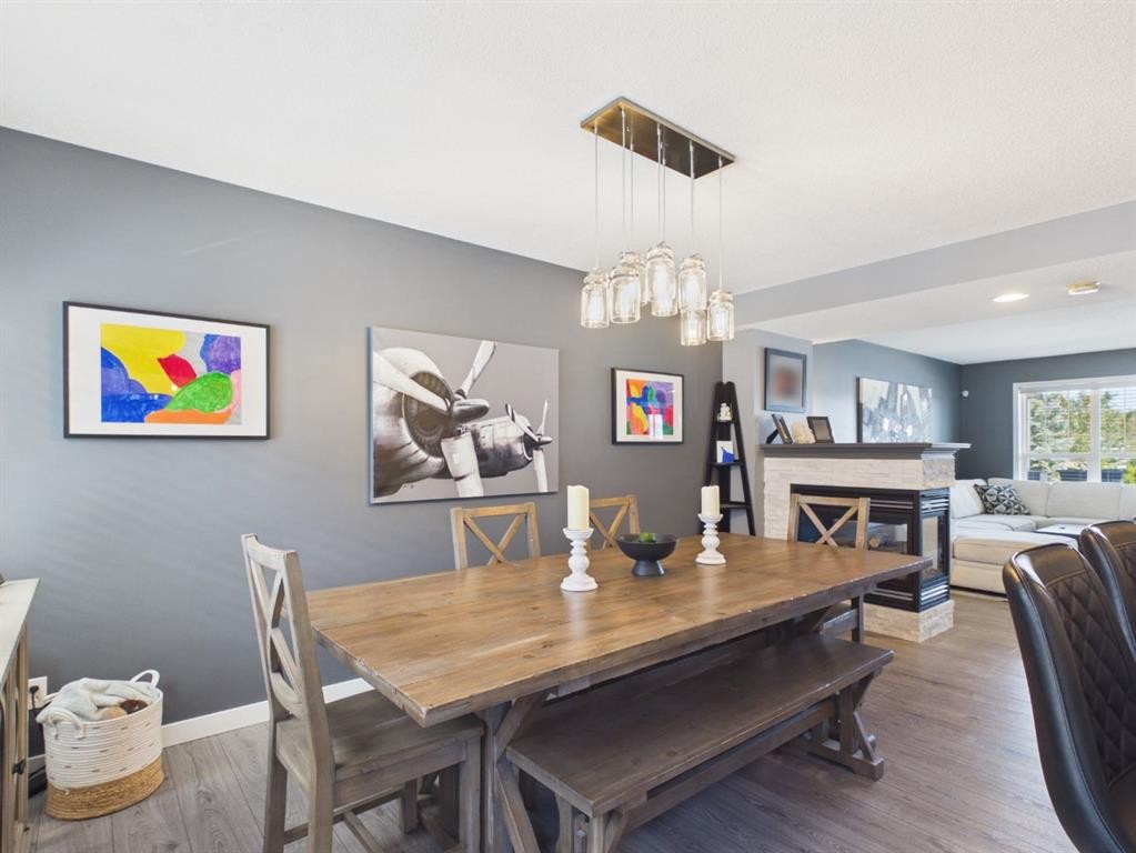2049 New Brighton Gardens Se, Calgary, AB - Indoor Photo Showing Dining Room