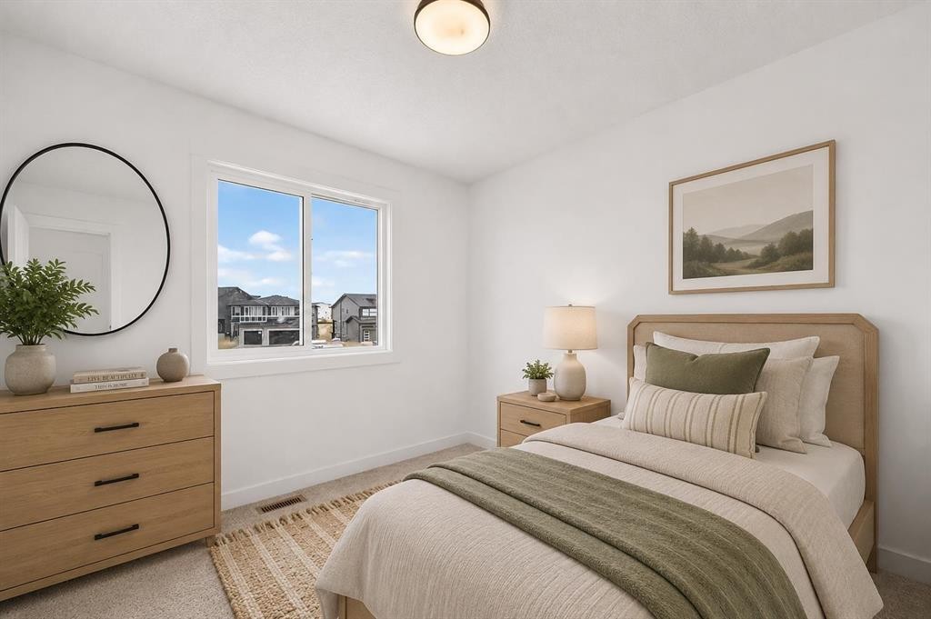 125 Herron Mews Ne, Calgary, AB - Indoor Photo Showing Bedroom